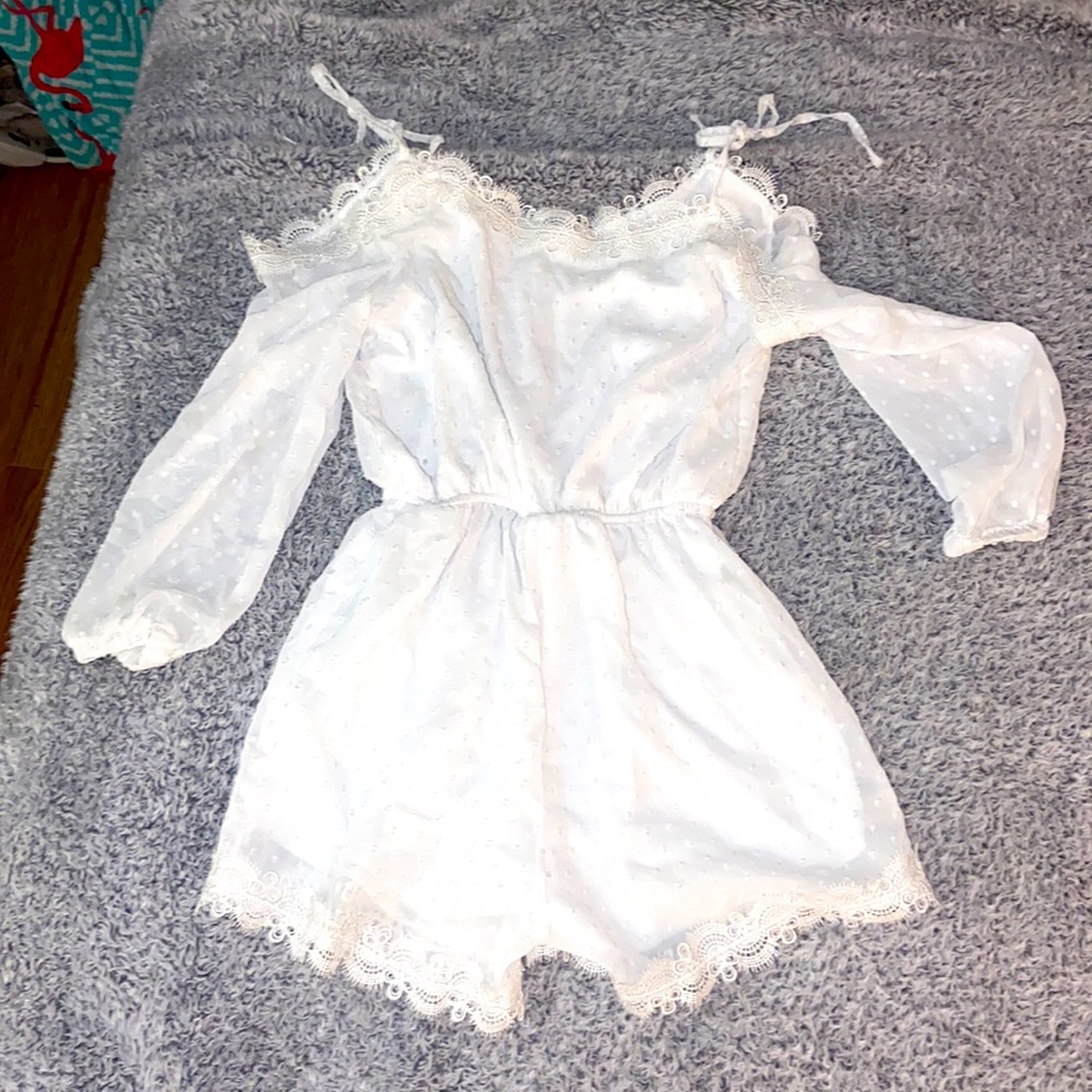 Cute white romper